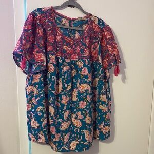 005 - Savannah Jane Floral Paisley - Multicolor